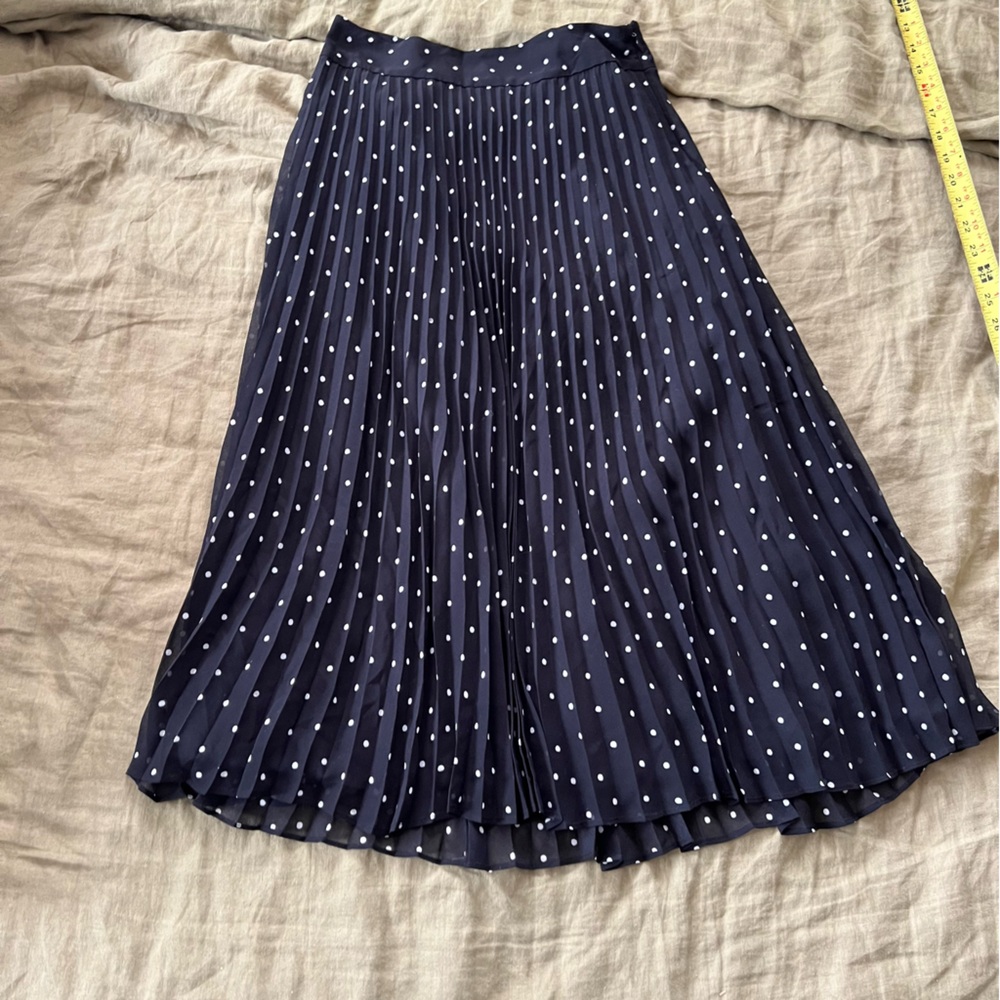 Sezane Black and White Polka Dot knee length Skirt - Picture 2 of 7